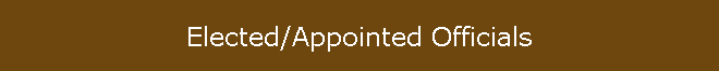 Elected/Appointed Officials